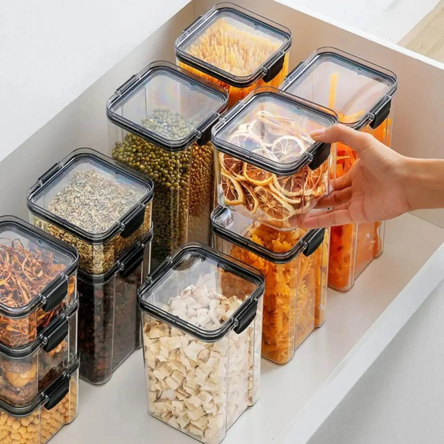 Air-Tight Kitchen Storage Containers pack of 4